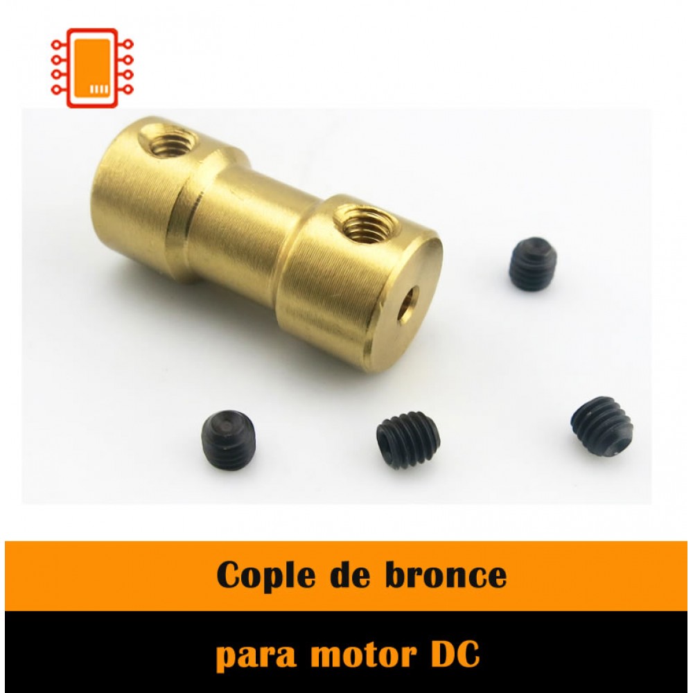 Cople de bronce para motor dc