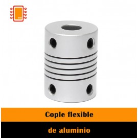 Cople flexible de aluminio