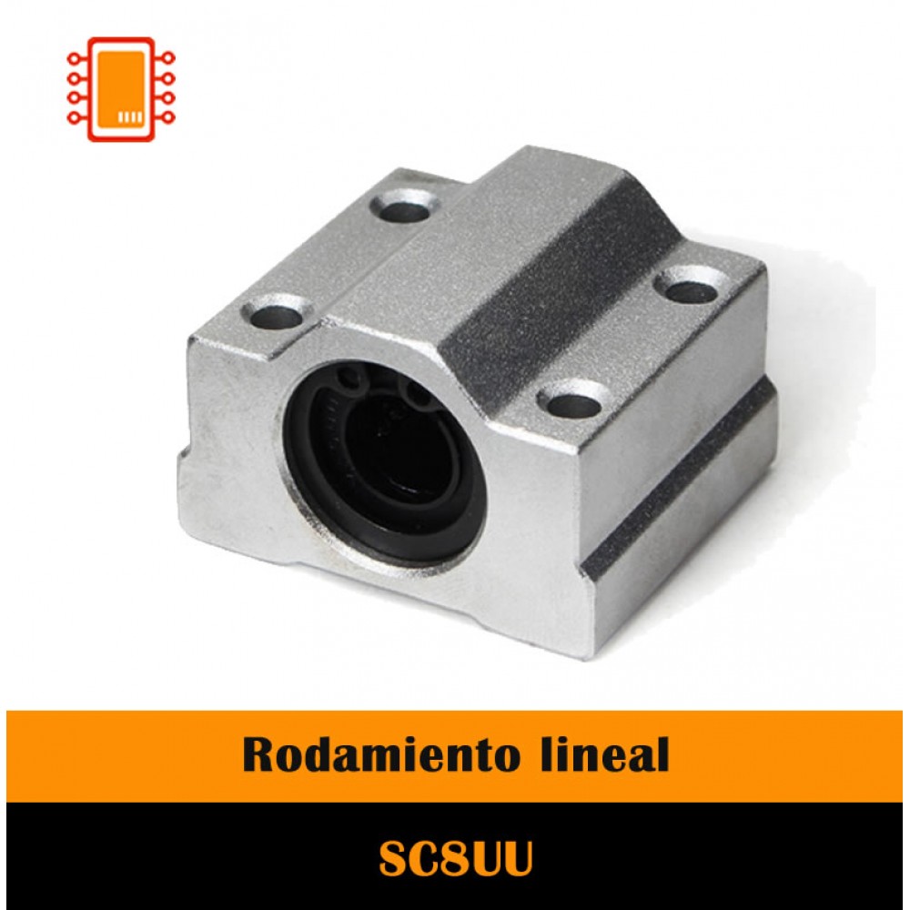 Rodamiento Lineal con Soporte - SC8UU