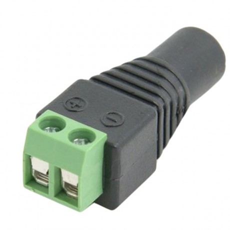Adaptador Terminales a DC 2.1 hembra