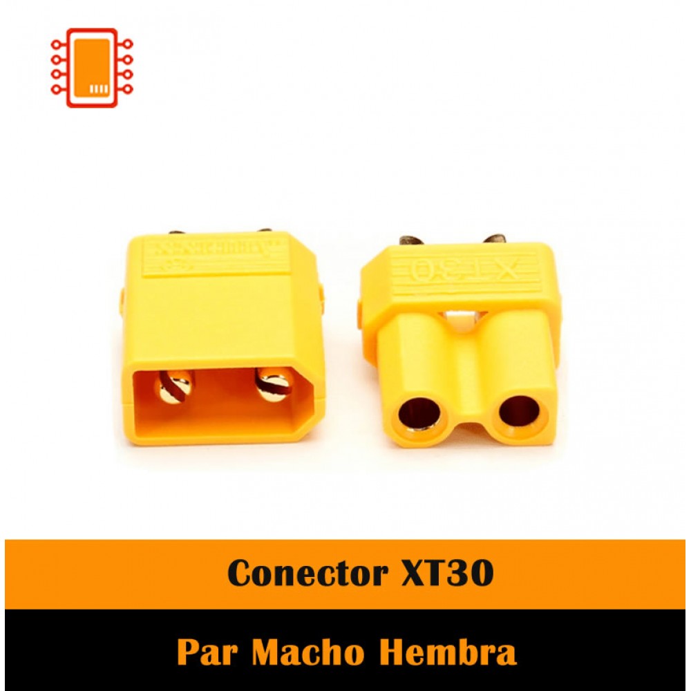 Conector XT30 Par Macho Hembra