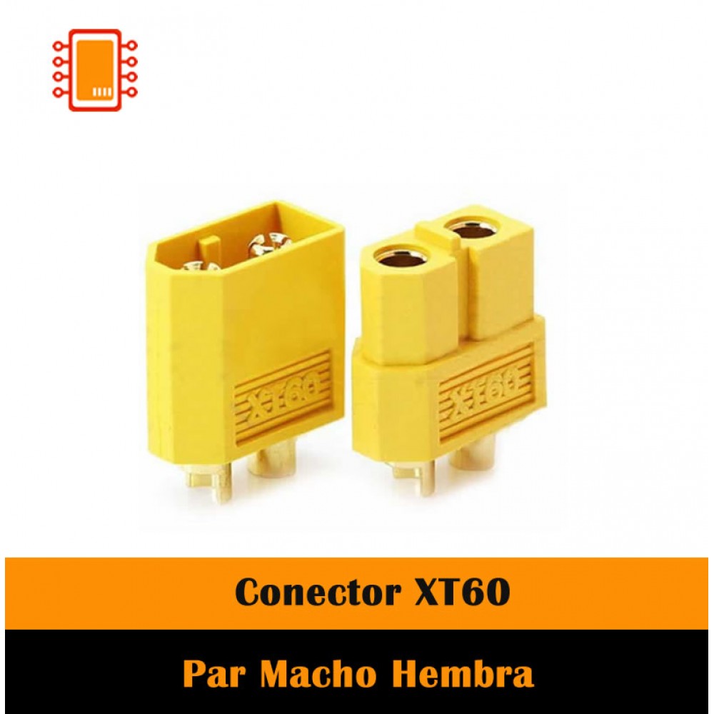 Conector XT60 Par Macho Hembra
