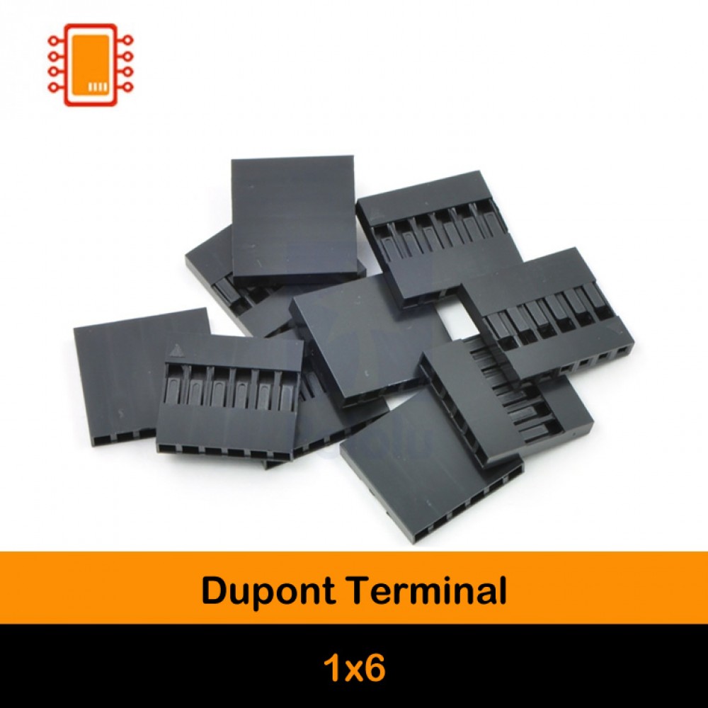 CONECTOR 6P 1 HILERA DUPONT