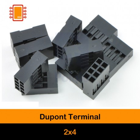 CONECTOR 4P 2 HILERA DUPONT