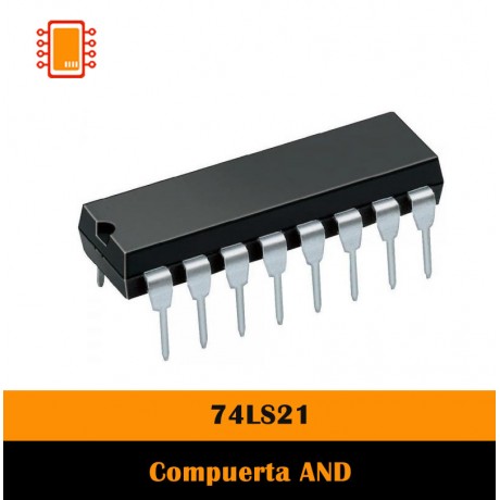 74LS21N Compuerta Lógica Dual AND TTL DIP-14