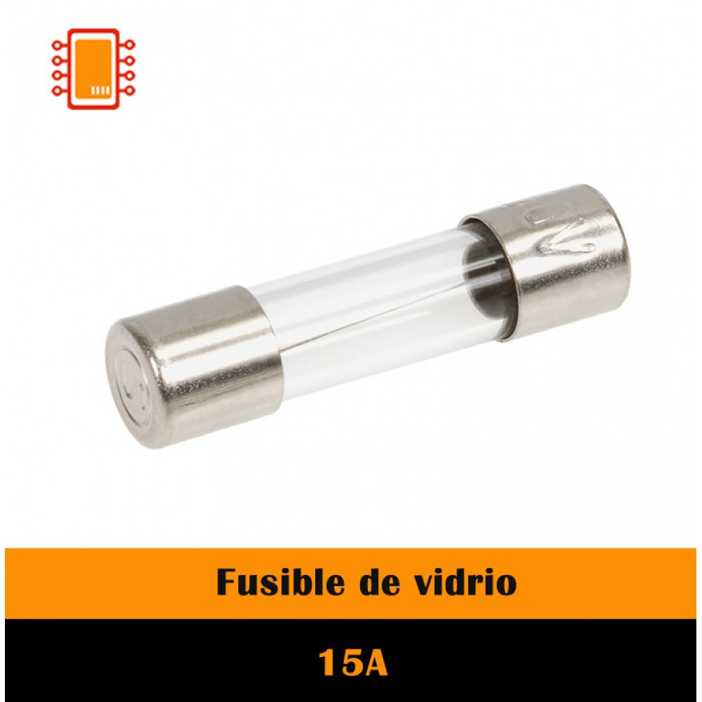 Fusible de Vidrio 15A