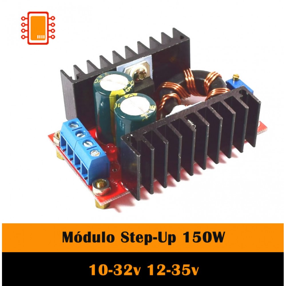Elevador de Voltaje Boost Step Up 150W 6A