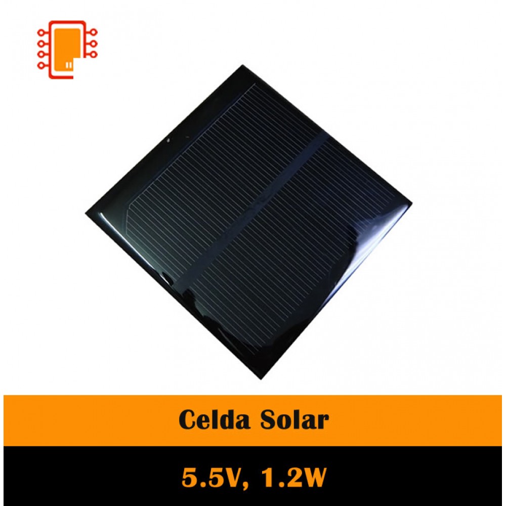 Celda Solar 5.5V 1.2W