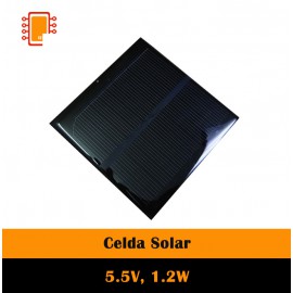 Celda Solar 5.5V 1.2W