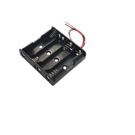 Porta Pilas AA con Cables para Electrónica y Proyectos DIY