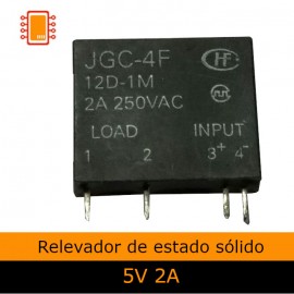 Relevador de estado sólido 5VDC 2A / 250VAC