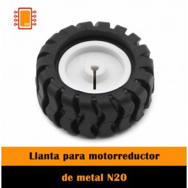 Mini Llanta De Goma 43*19*3 mm Agujero Tipo D Compatible N20