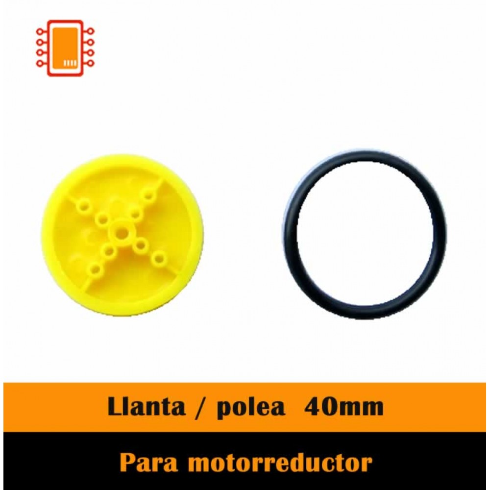 Llanta polea para motorreductor tipo polea