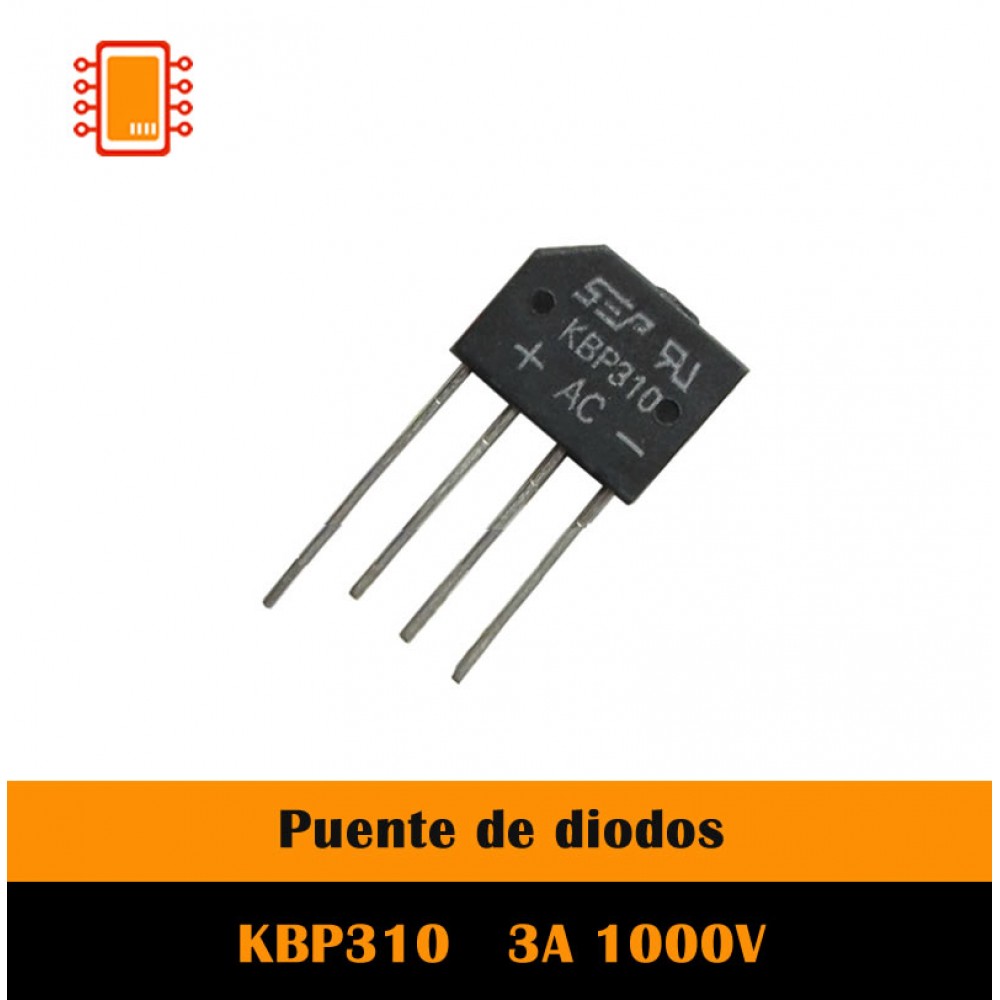Puente Rectificador KBP307 1000V 3A