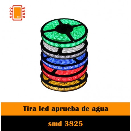 Tira Led 3528 En Rollo Aprueba De Agua Con Carrete 5m