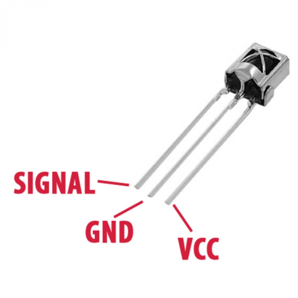 Led Inrarojo Arduino Sensor infrarrojo VS1838B empaquetado