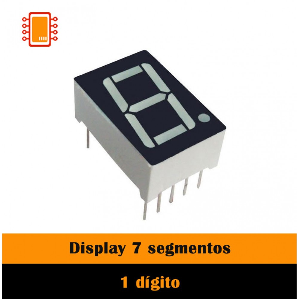 Display 7 Segmentos 1 dígito