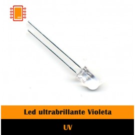 Led ultrabrillante violeta 5mm