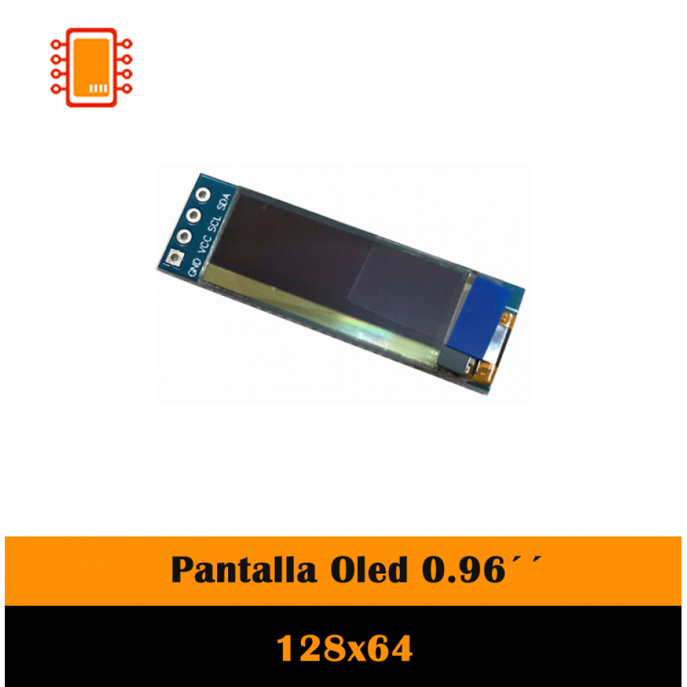 Display Pantalla Oled Blanco 128×32 0.91