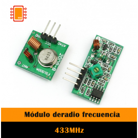 Módulo  RF 433MHz, emisor receptor