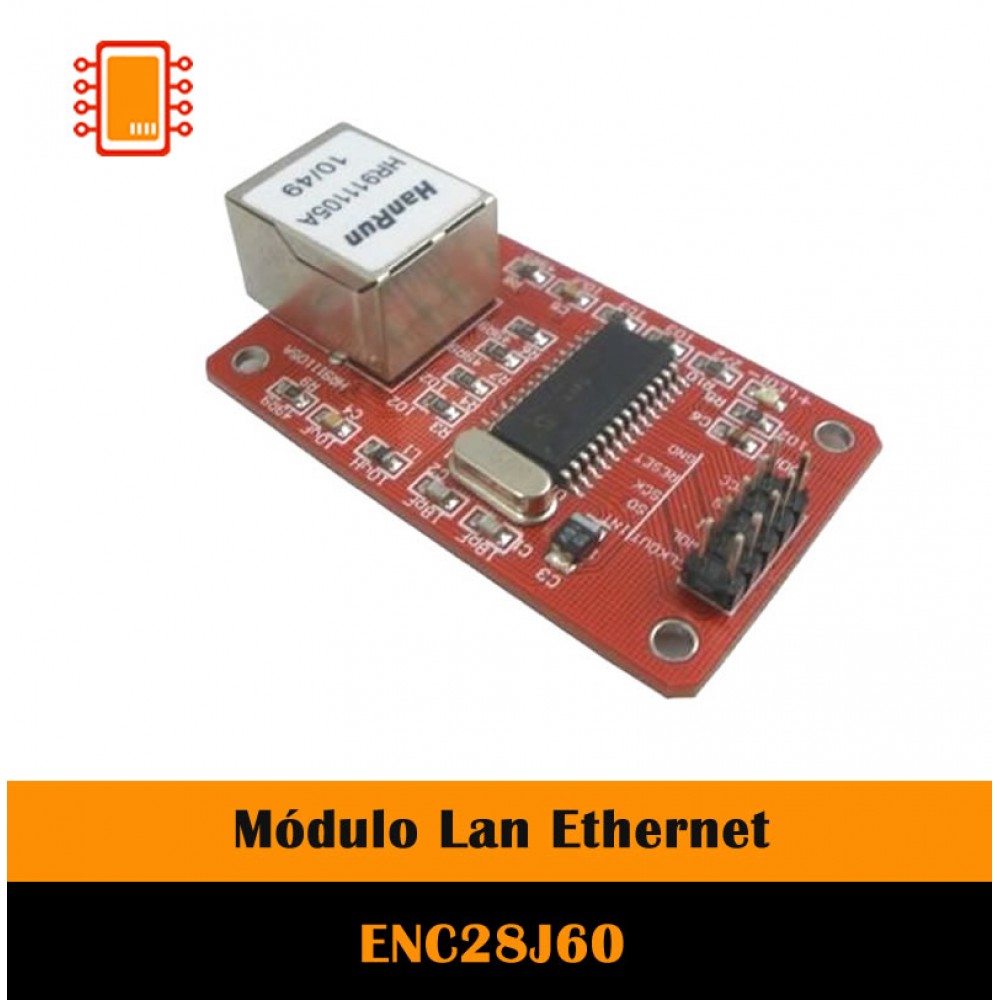 Módulo Lan Ethernet ENC28J60