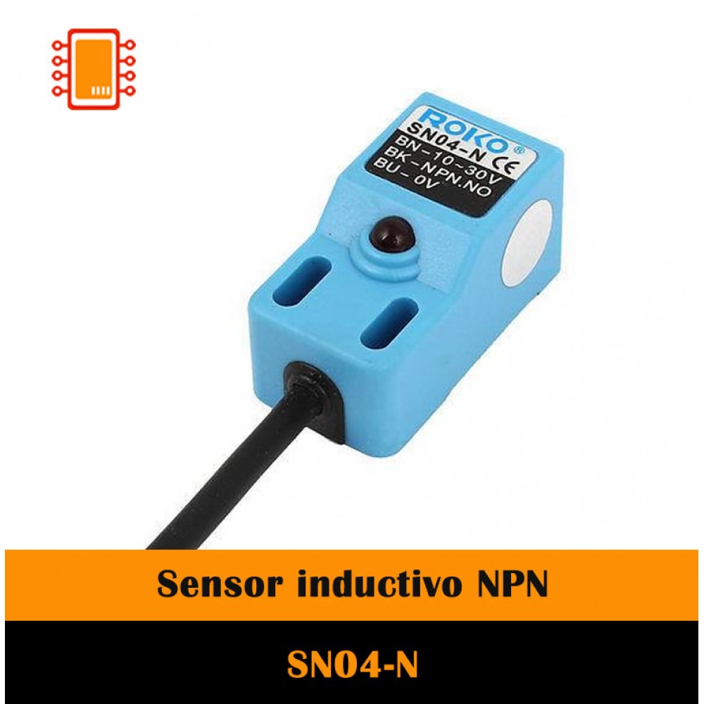 Sensor inductivo NPN SN04-N
