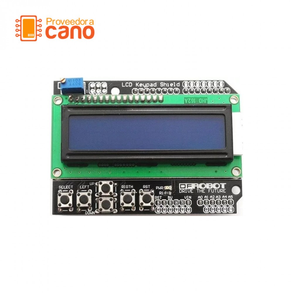 LCD 1602 Keypad Shield con botones