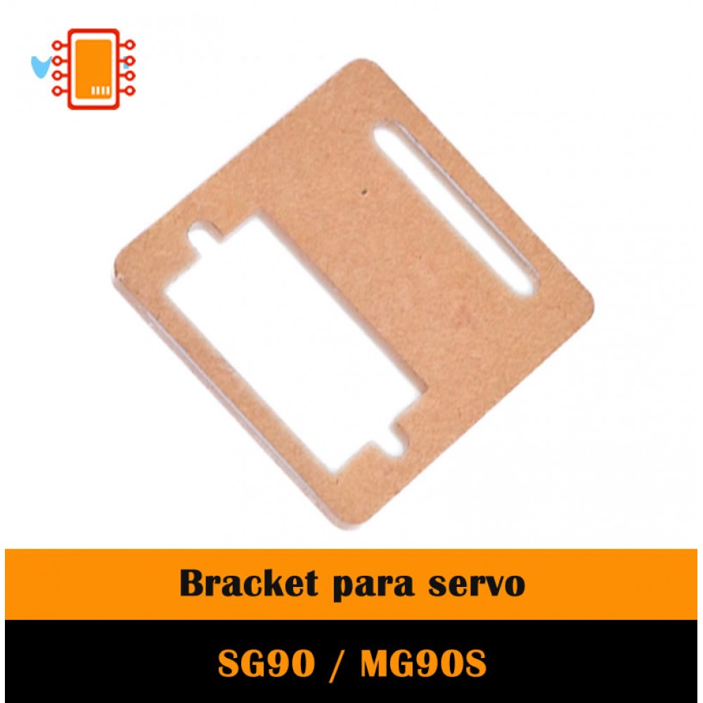 Base de acrílico para Servomotor SG90 / MG90S