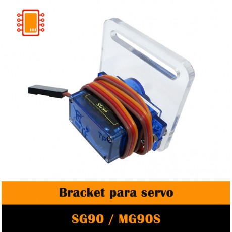 Base de acrílico para Servomotor SG90 / MG90S