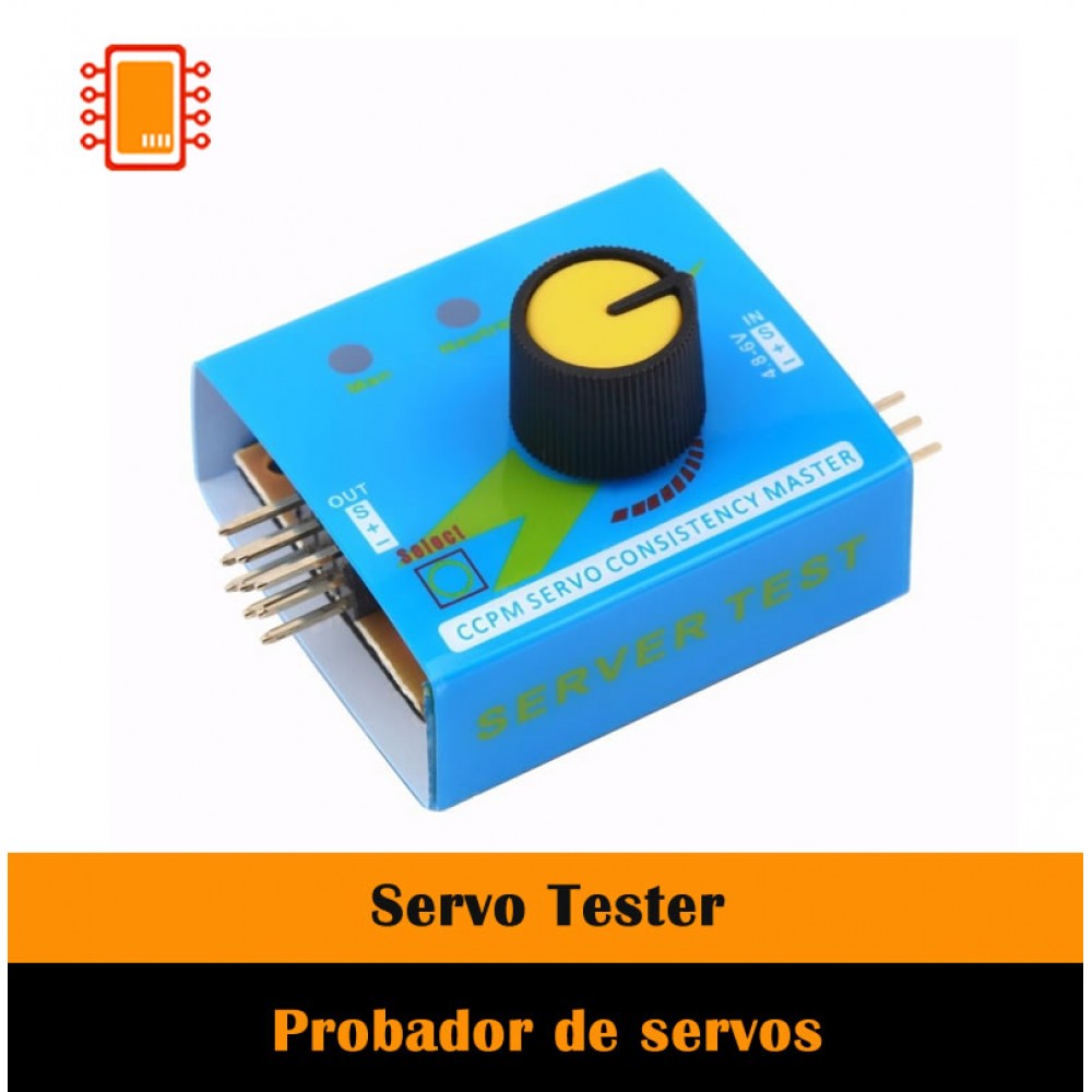 Probador de Servo Tester 3CH ECS CCPM Meter